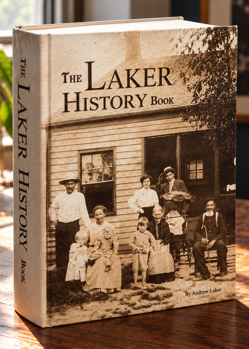 Cover of The Laker History Book by Andrew Laker